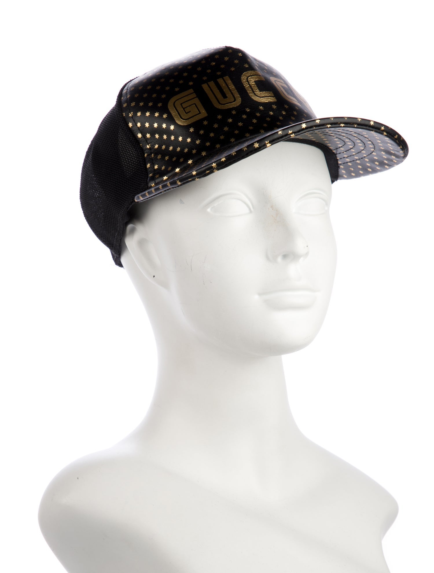 Gucci X SEGA Calfskin GUCCY Stars Baseball Hat