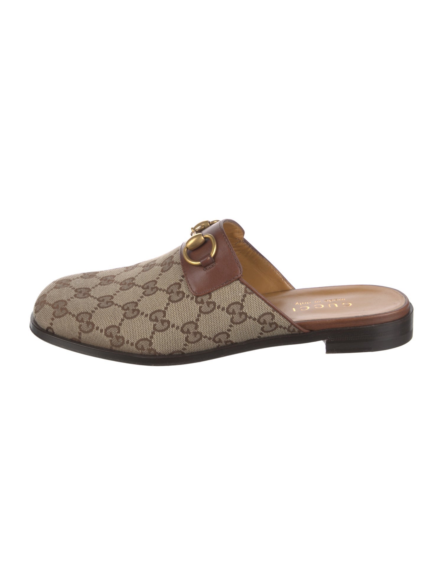 Gucci GG Canvas Canvas Mules