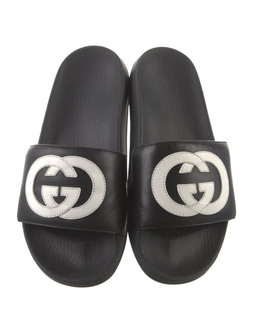Gucci Pursuit Interlocking G Logo Slides