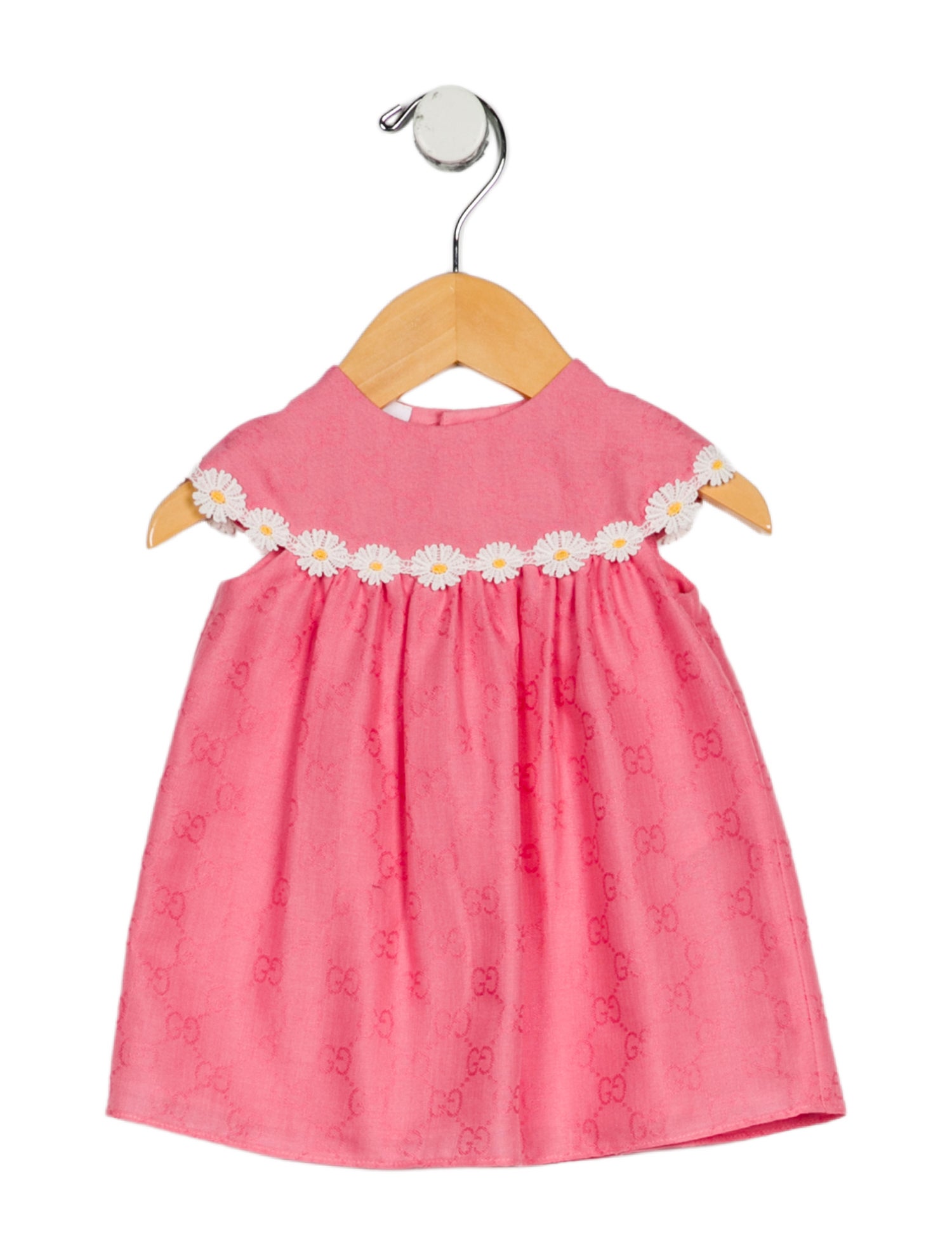 Gucci toddler girls pink dress