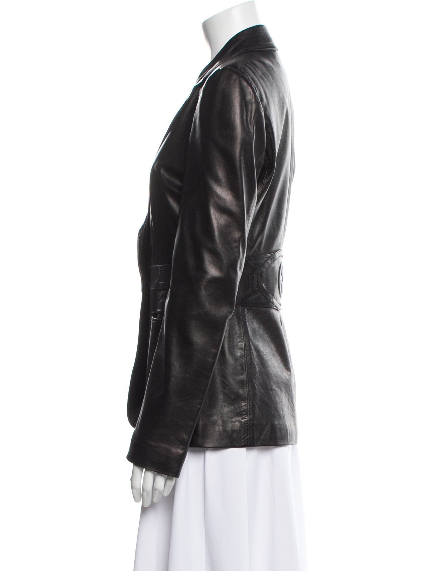 Gucci Leather Blazer