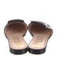 Gucci GG Crystal Leather Mules