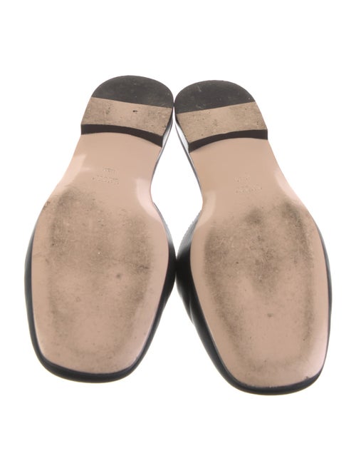 Gucci GG Crystal Leather Mules