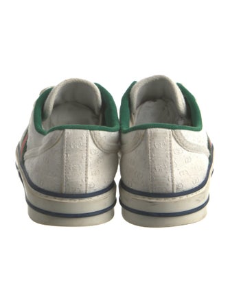 Gucci Web Accent Canvas Sneakers