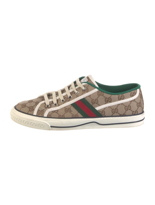Gucci Web Accent Canvas Sneakers