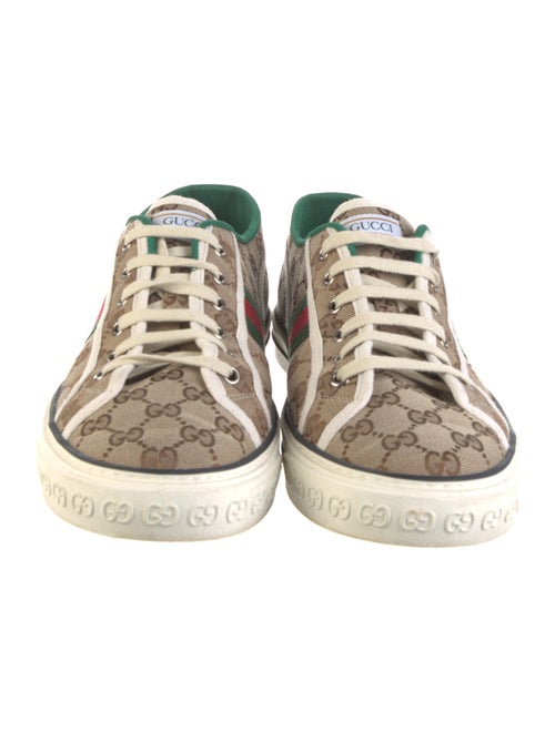 Gucci Web Accent Canvas Sneakers