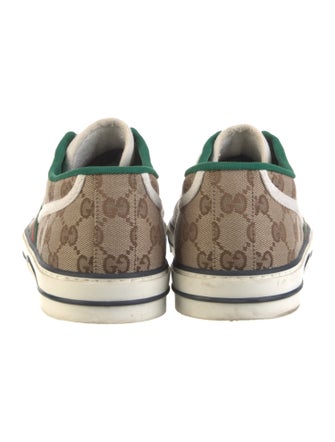 Gucci Web Accent Canvas Sneakers
