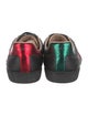 Gucci Web Accent Leather Sneakers