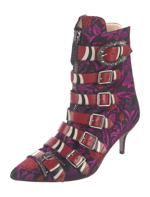 Gucci Kingsnake Printed Boots