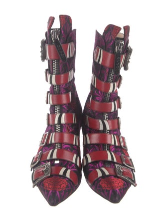 Gucci Kingsnake Printed Boots