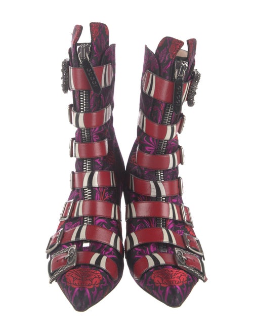 Gucci Kingsnake Printed Boots