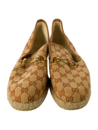 Gucci GG Canvas Canvas Loafers