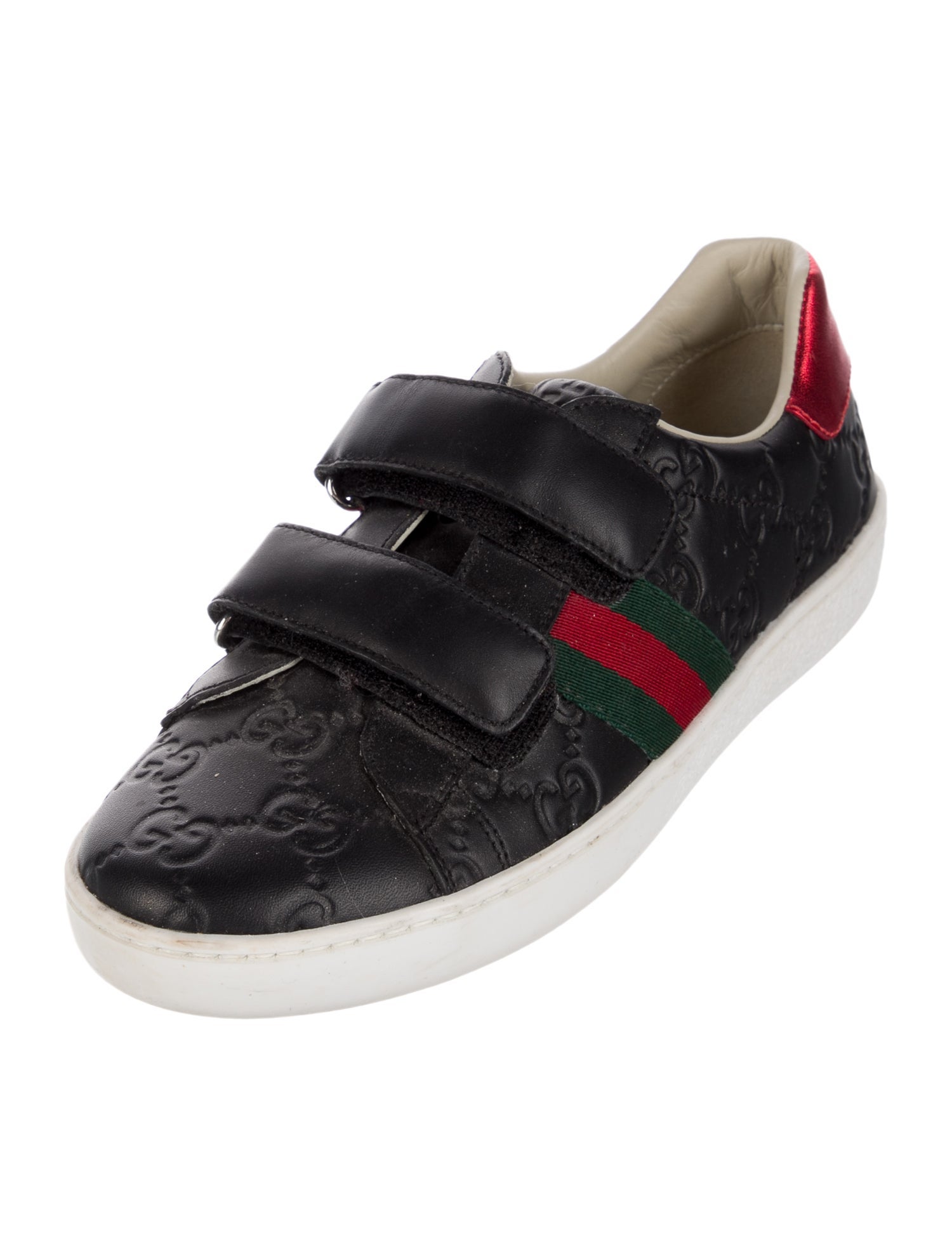 Gucci Gucci Boys' Monogram Leather Shoes