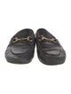 Gucci Horsebit Accent Leather Mules