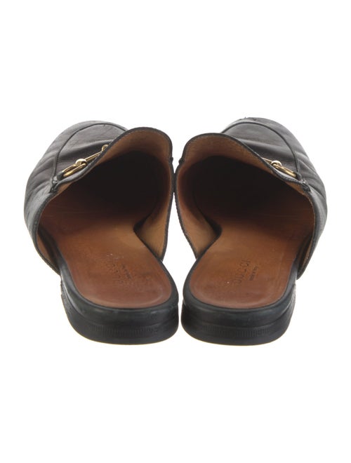 Gucci Horsebit Accent Leather Mules