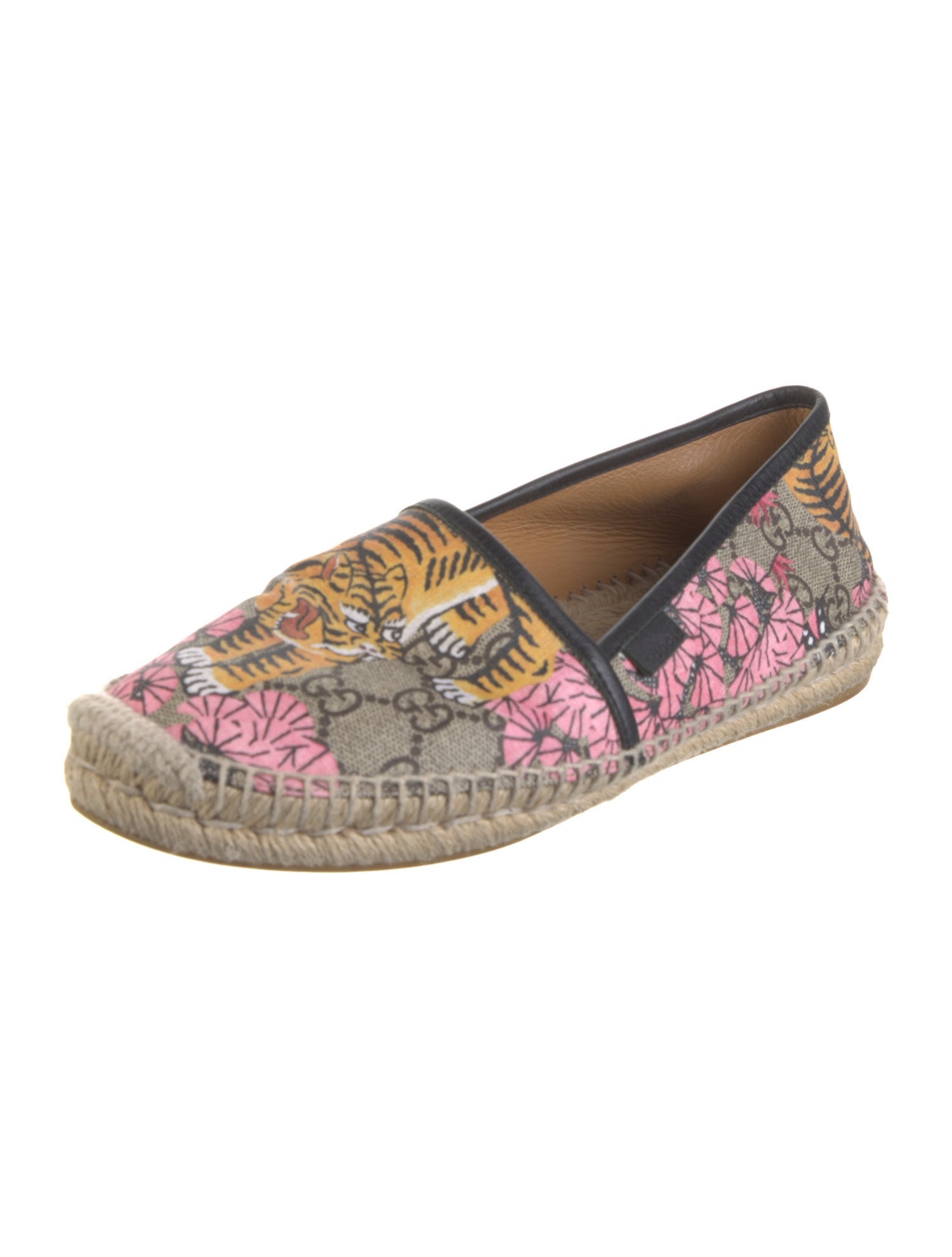 Gucci Bengal Print Animal Print Espadrilles