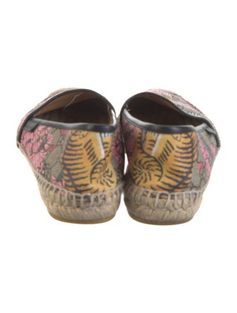 Gucci Bengal Print Animal Print Espadrilles