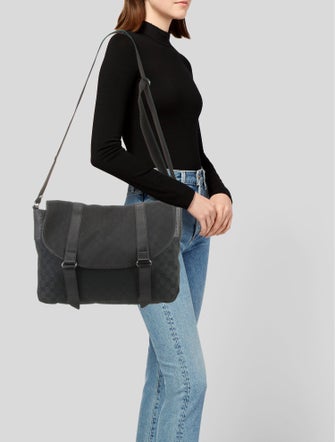 Gucci GG Canvas Messenger Bag