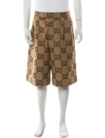 Gucci GG Canvas Flat Front Shorts