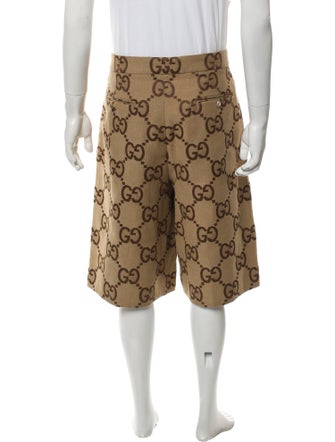 Gucci GG Canvas Flat Front Shorts