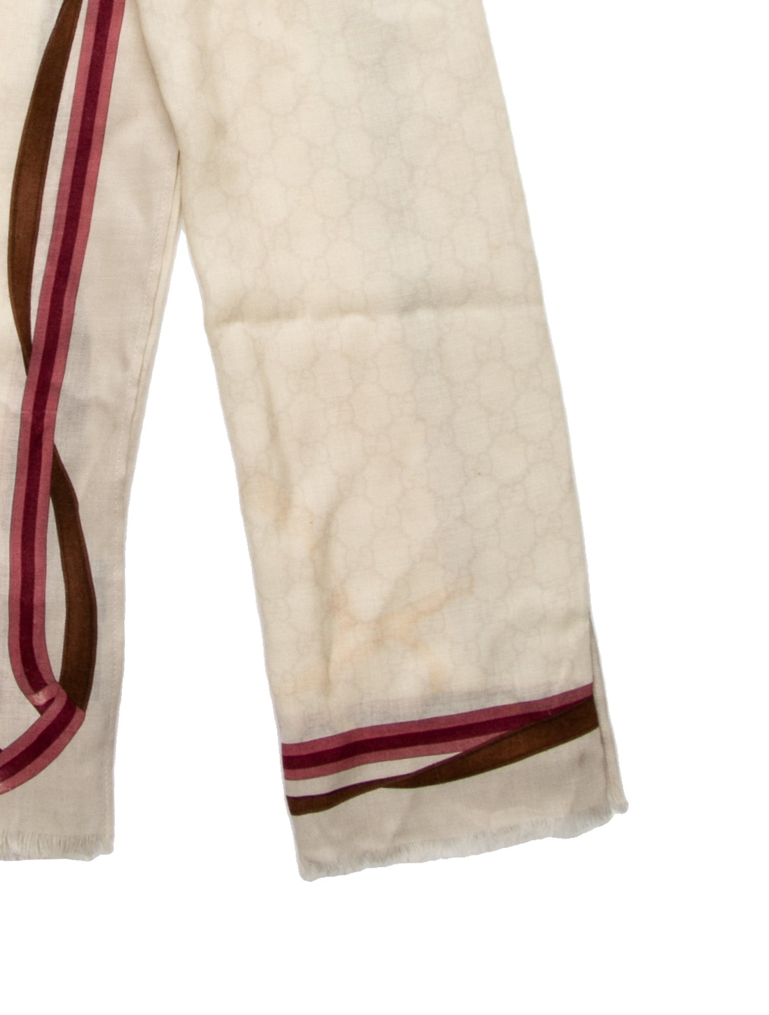 Gucci Silk GG Logo Scarf