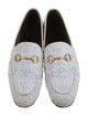 Gucci Horsebit Accent Tweed Loafers