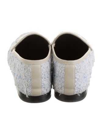 Gucci Horsebit Accent Tweed Loafers