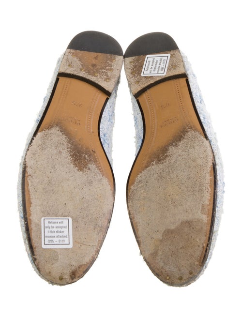 Gucci Horsebit Accent Tweed Loafers