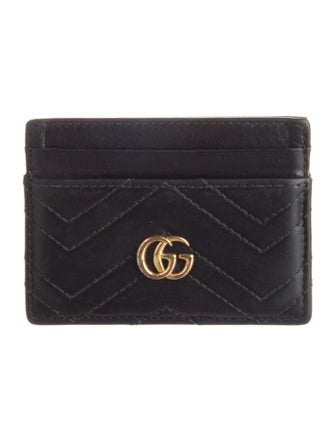 Gucci GG Marmont Chevron Compact Wallet