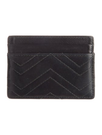 Gucci GG Marmont Chevron Compact Wallet