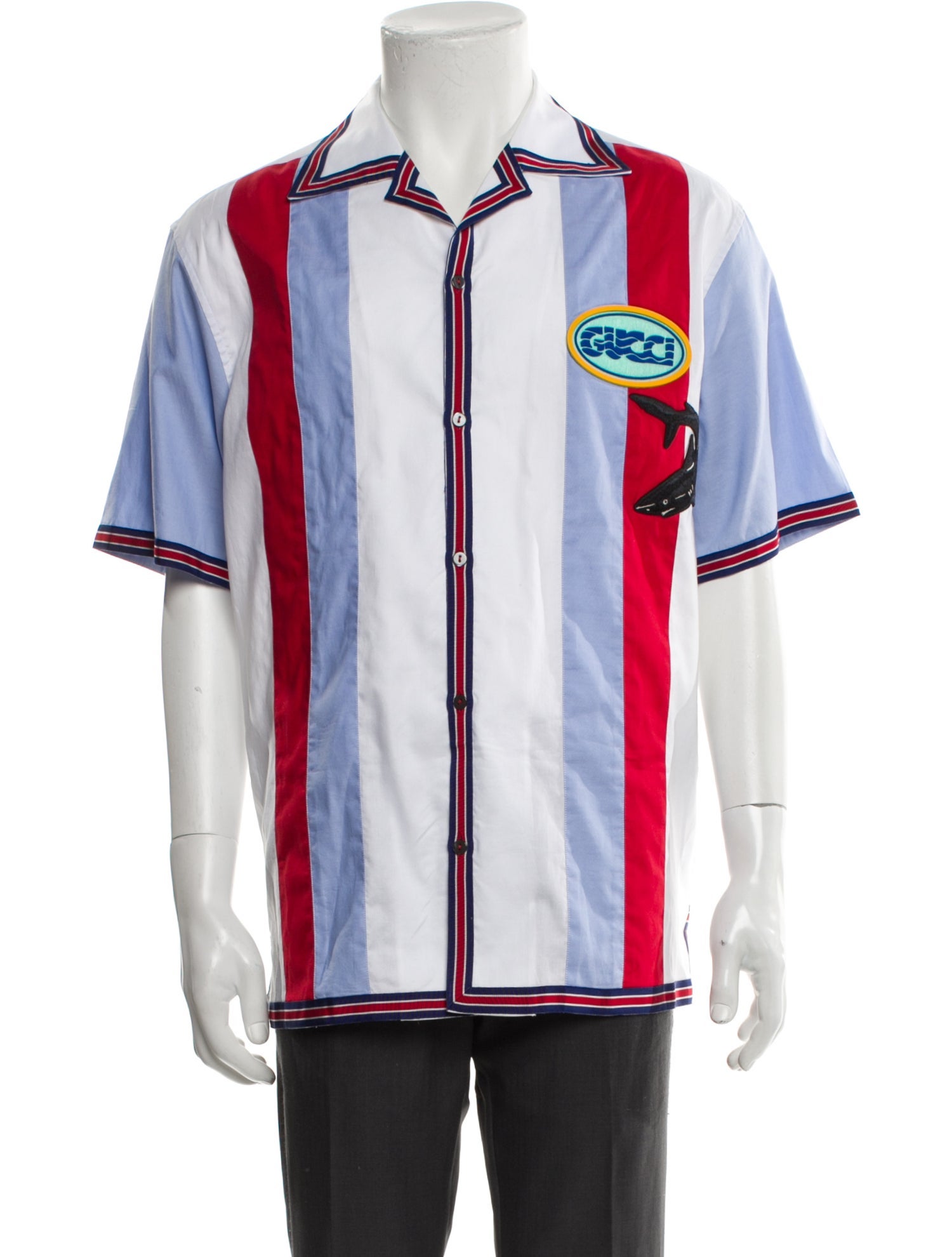 Gucci Striped Short Sleeve Shirt