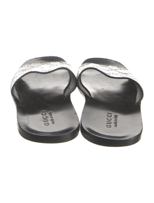 Gucci GG Signature Leather Slides