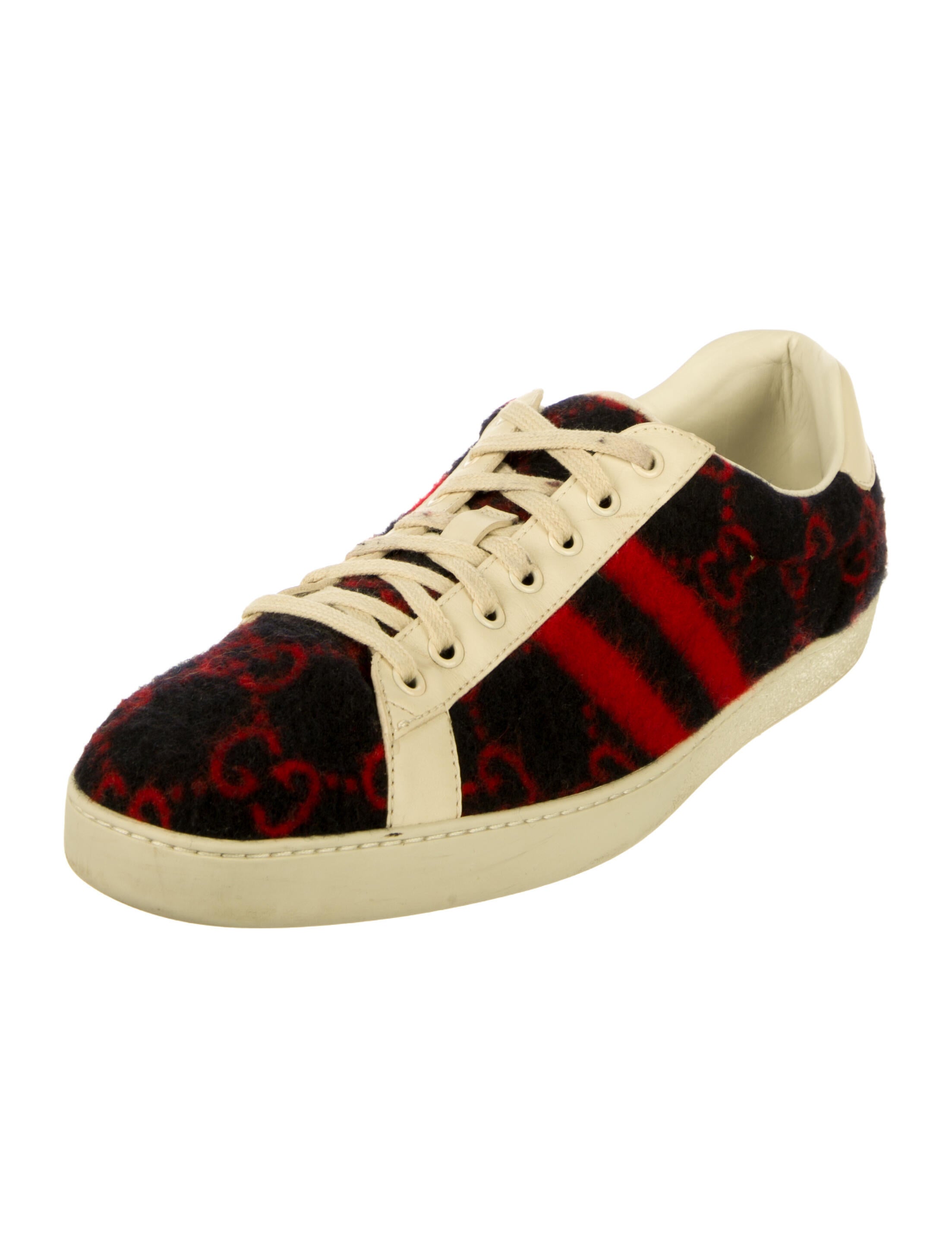 Gucci Felt Printed Sneakers