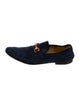 Gucci Horsebit Accent Suede Loafers