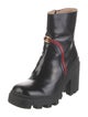 Gucci Interlocking G Logo Leather Rain Boots