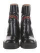 Gucci Interlocking G Logo Leather Rain Boots