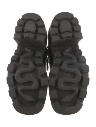 Gucci Interlocking G Logo Leather Rain Boots