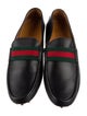 Gucci Web Accent Leather Drivers
