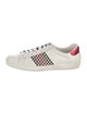 Gucci Web Accent Leather Sneakers