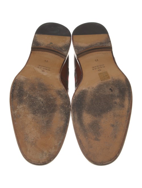 Gucci Web Accent Leather Brogues