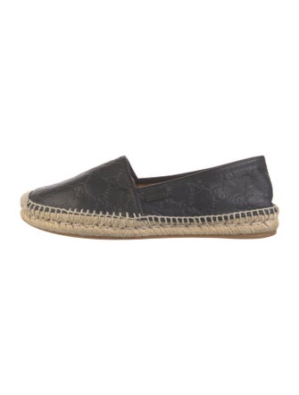 Gucci GG Signature Leather Espadrilles