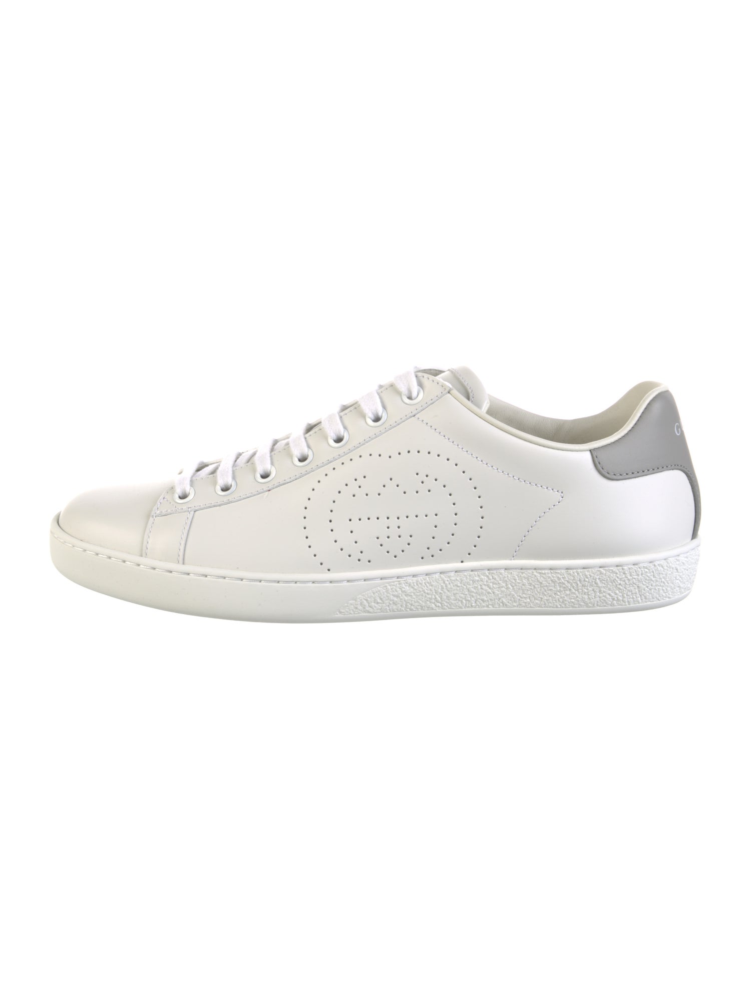 Gucci Interlocking G Logo Leather Sneakers
