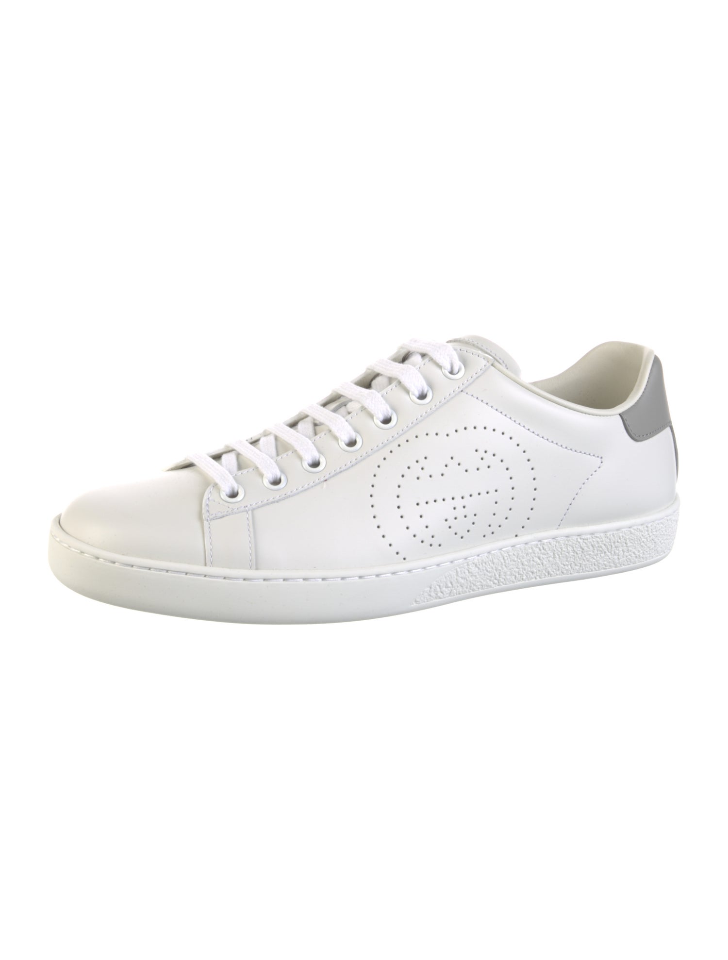 Gucci Interlocking G Logo Leather Sneakers