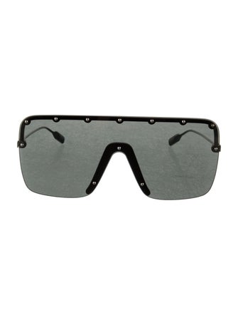 Gucci Shield Mirrored Sunglasses