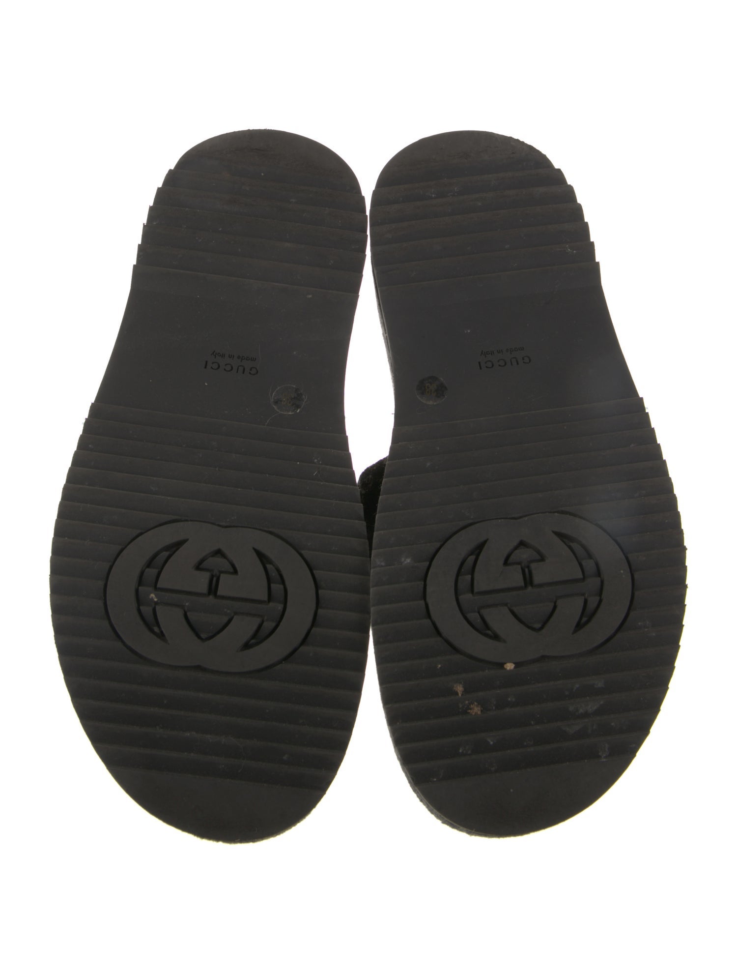 Gucci Angelina Platform 55mm Sandal Monogram Pattern