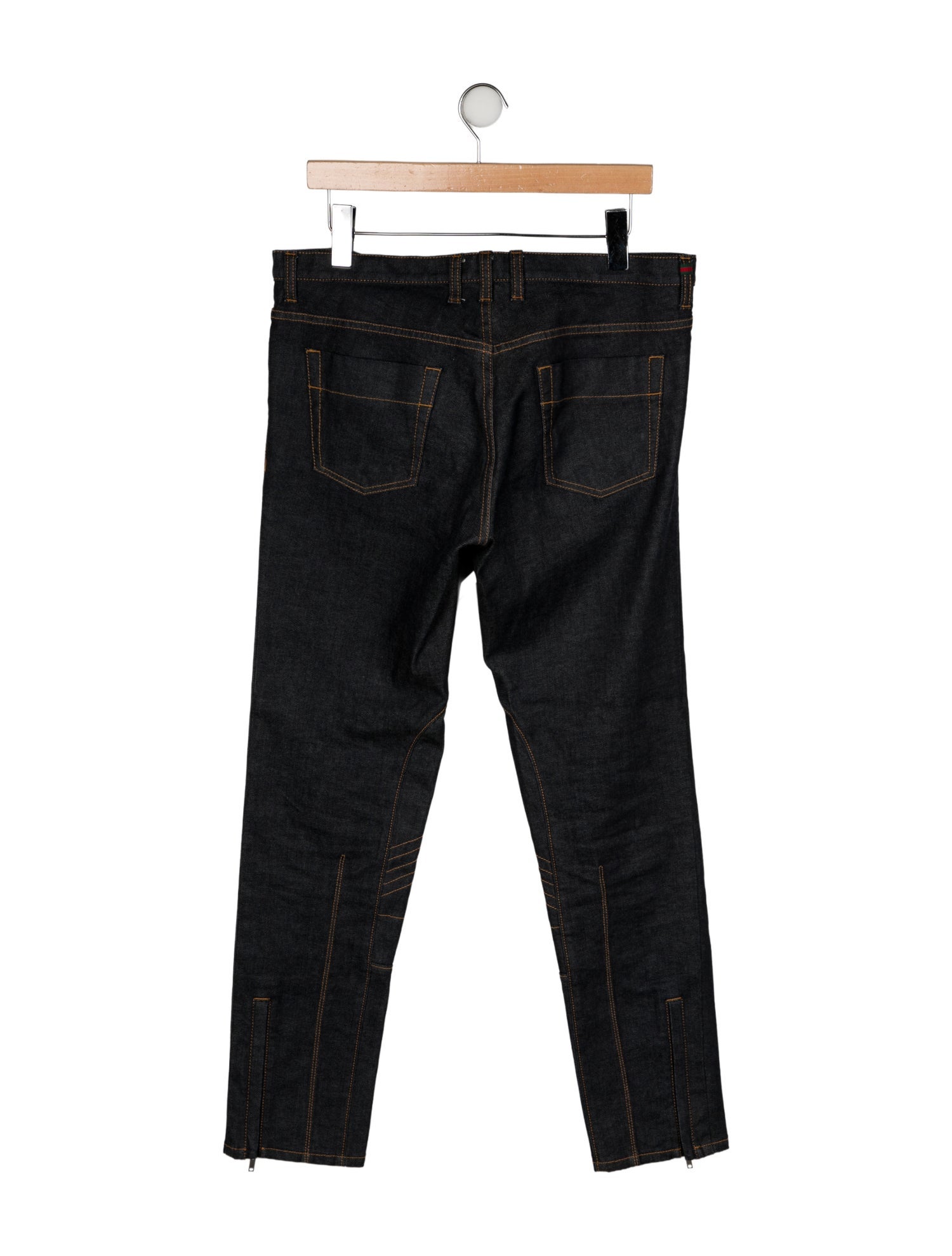 Gucci Web Accent Skinny Jeans