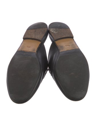 Gucci Horsebit Accent Leather Mules