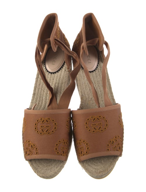 Gucci Interlocking G Logo Canvas Espadrilles