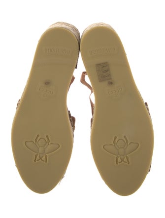 Gucci Interlocking G Logo Canvas Espadrilles