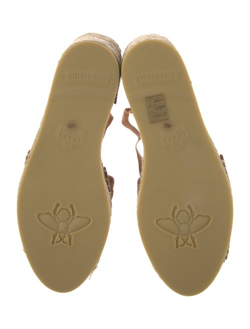 Gucci Interlocking G Logo Canvas Espadrilles